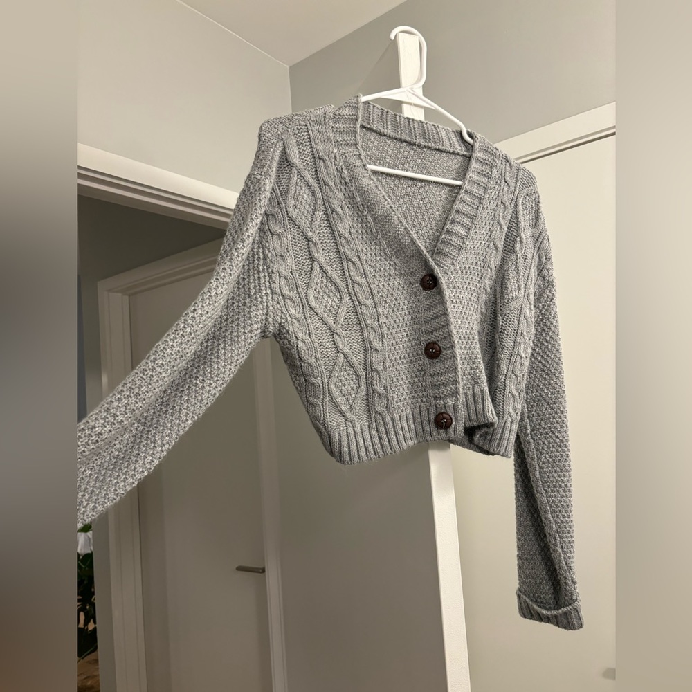 Grey Cardigan